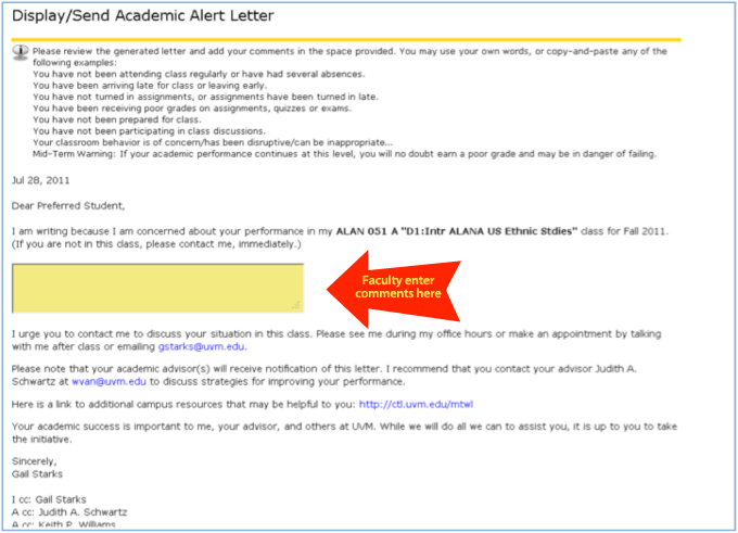 Academic Alert 2