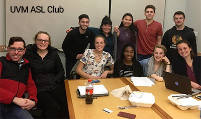 UVM ASL Club Spring 2017