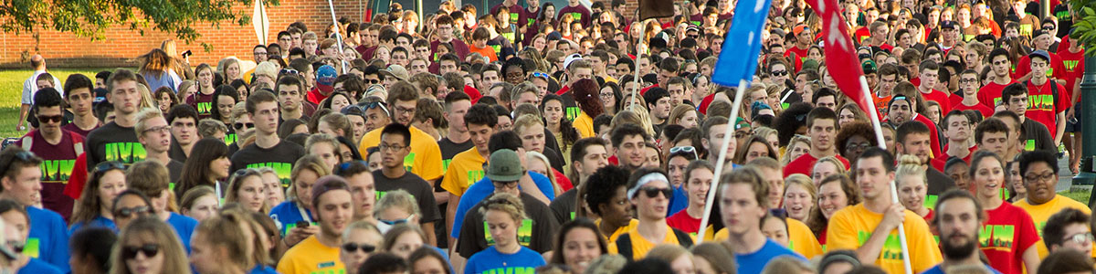 students at convocation