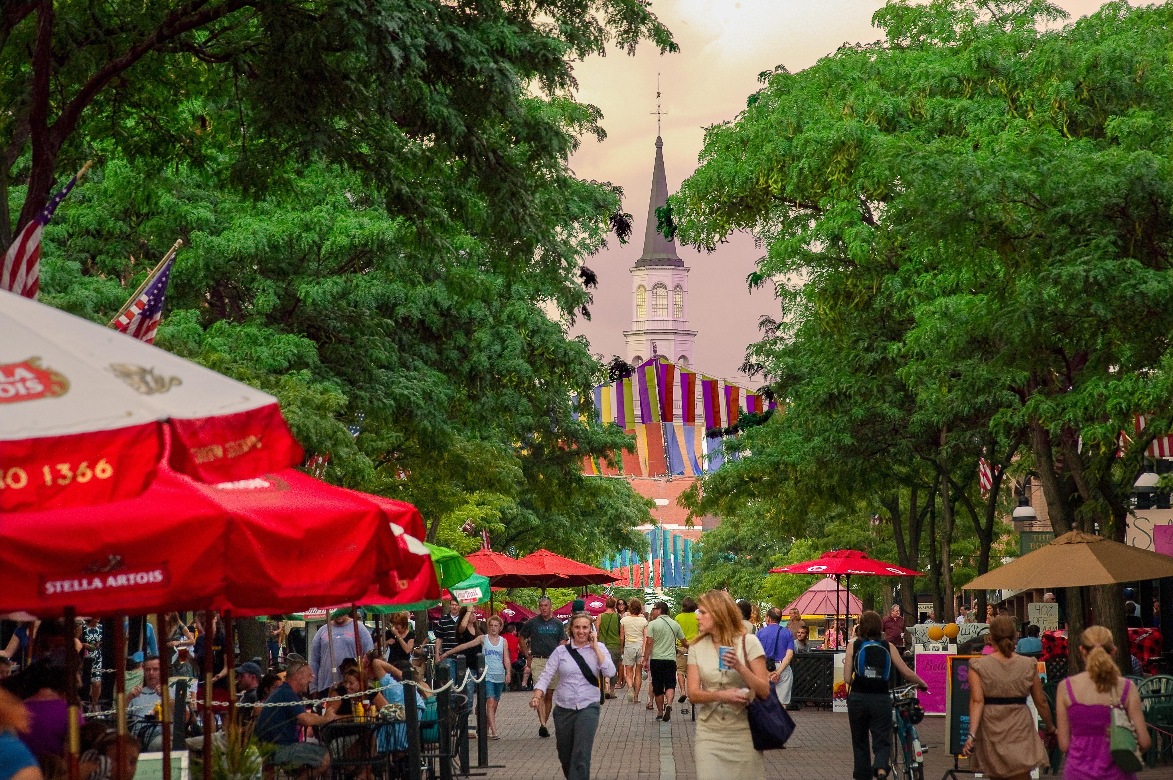 Church Street in summer