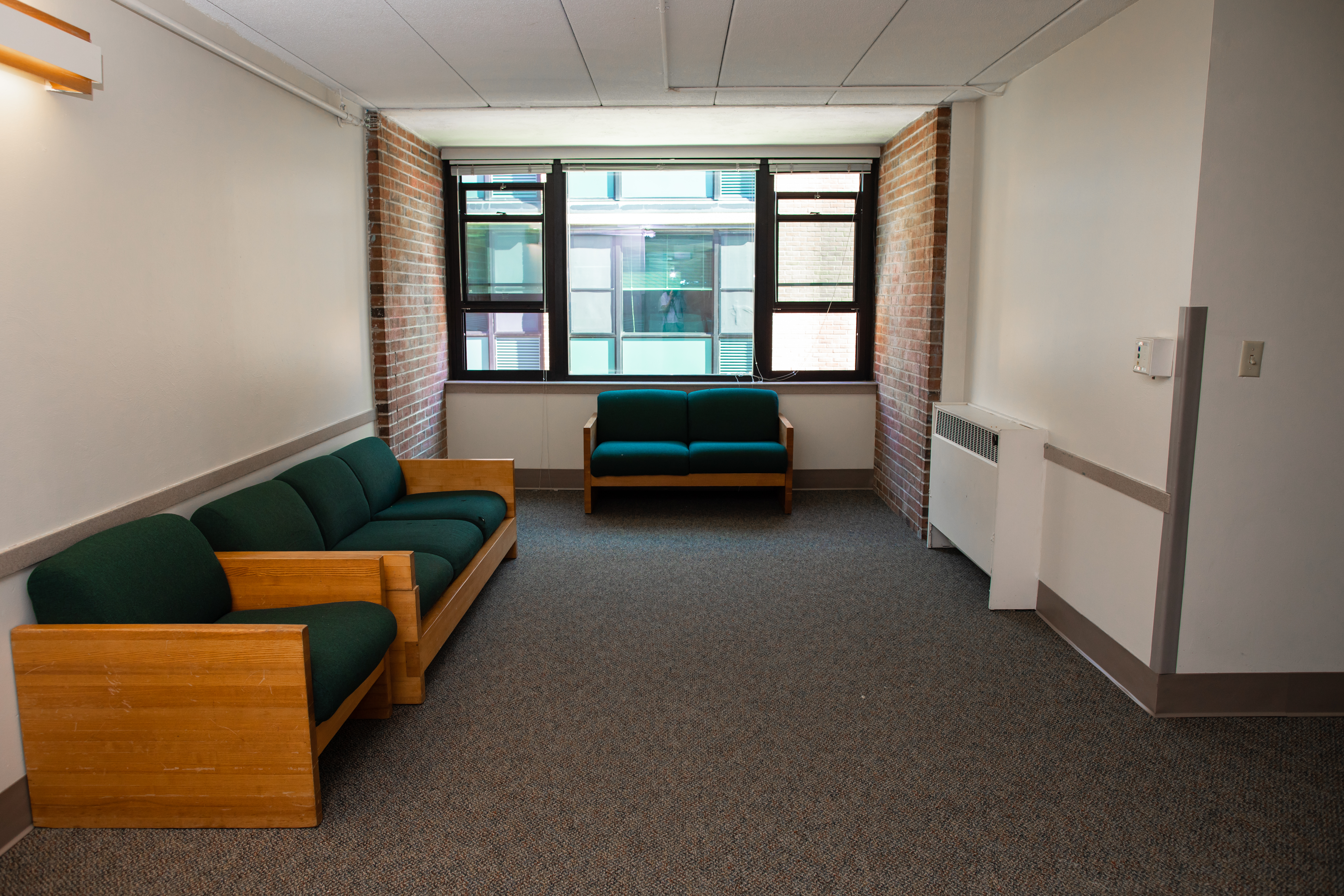 Common room in UVM's Living and Learning Res Hall