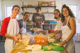 GreenHouse students cooking