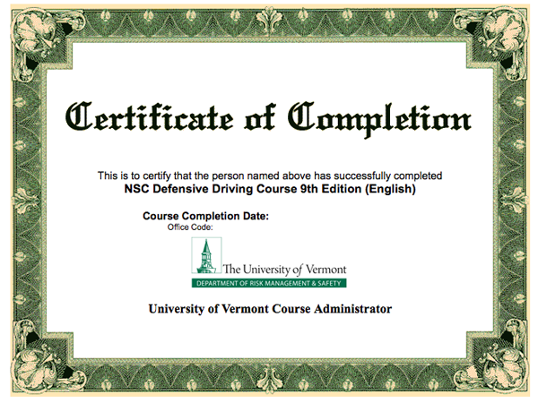 driving safety course