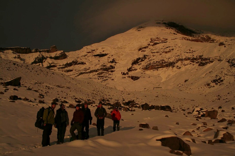 Stuart White's class in the Paramos of Ecuador