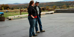 Jenn Colby with Paul Delabruere