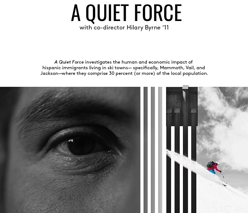 poster for A Quiet Froce, film by Hilary Byrne