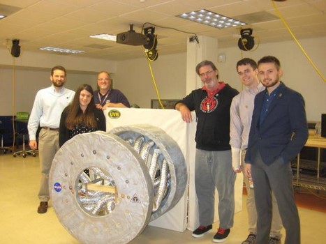 group of students with their Vermont NASA Space Grant project