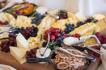 cheeseboard at UVM provided by UVM Dining