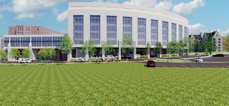 uvm miller building medical center university vermont holly inpatient honors bob rendering architectural courtesy