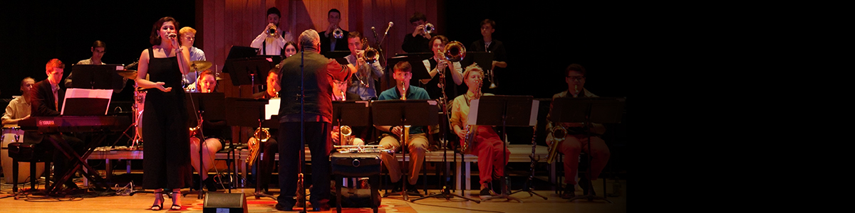 UVM Latin Jazz Ensemble, directed by Ray Vega (photo by Mike Lawler)