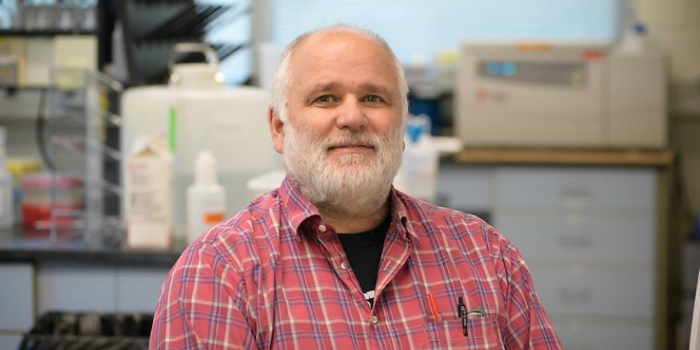 Dr. Barlow in an ASCI Lab