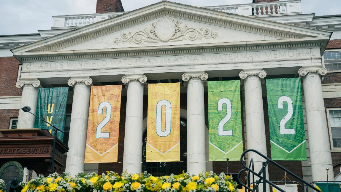 Waterman Building with 2022 Banner