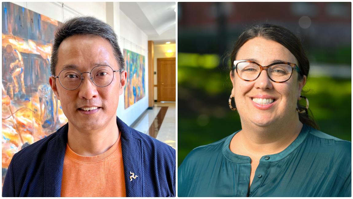 Simon Chan and Cassie Gillespie
