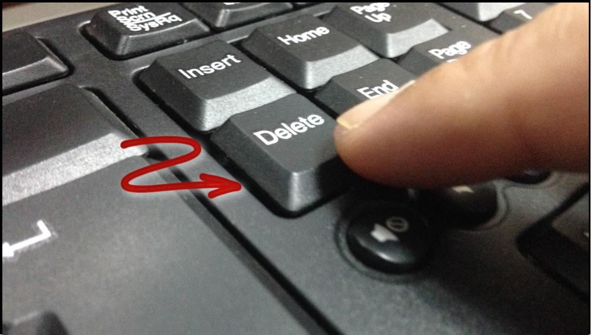 Unwanted email? Hit delete.