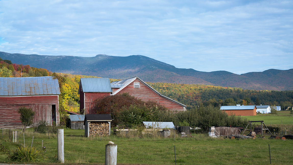The bucolic landscape of Underhill, Vermont
