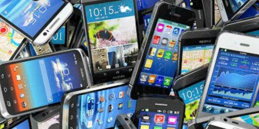 Discarded cell phones
