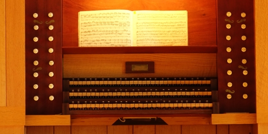 UVM organ (photo by Mike Lawler)