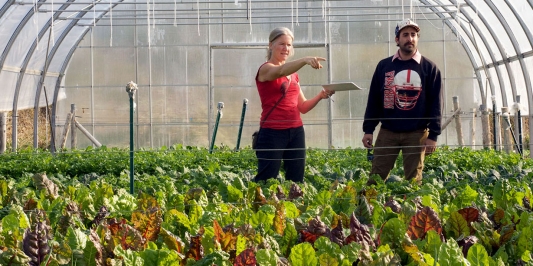 Farmer Training students