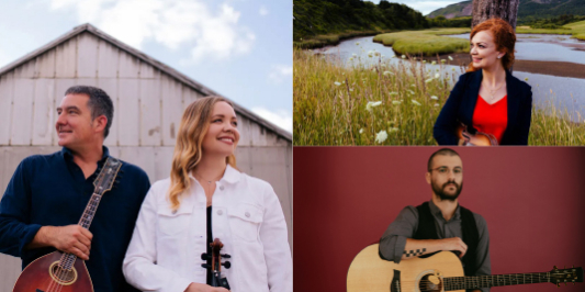 Composite image of Coig members: Darren McMullen, Rachel Davis, Margie Beaton, and Thierry Clouette