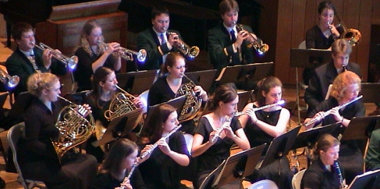 The Concert Band performs