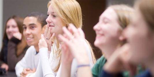 students in class