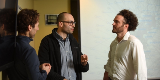 Complex system professor with student Complex system professor with student