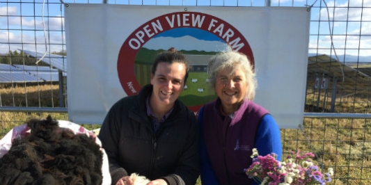 Kimberly & Anna at Open View Farm