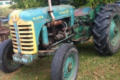 old fashioned tractor 