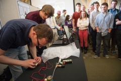 Students in the lab