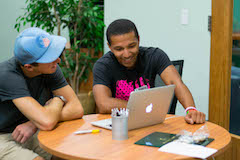 Two male students