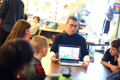 Students in the classroom