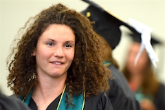 HDFS student at Commencement