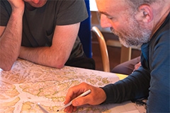checking the maps