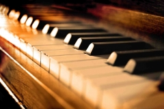A piano keyboard