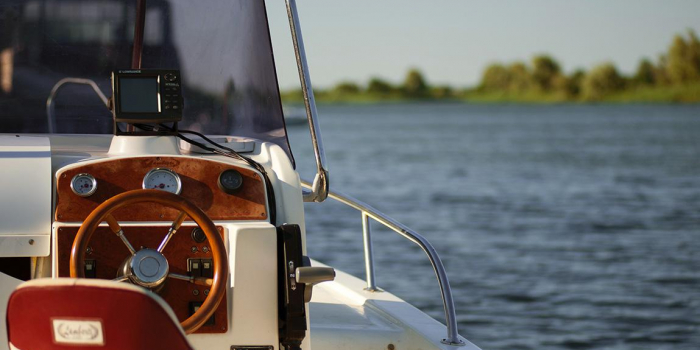 boat on a lake