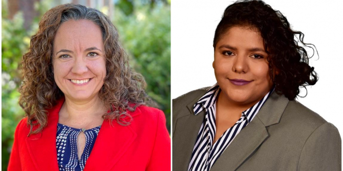 Christine Proulx and Jaz Routon