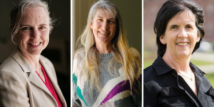 Tricia Coates, Sara Cahan, and Beverley Wemple