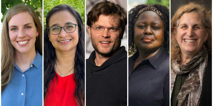 Nancy Thacker Darrow, Aishwarya Joshi, Lance Smith, Jane Okech, and Julie Welkowitz