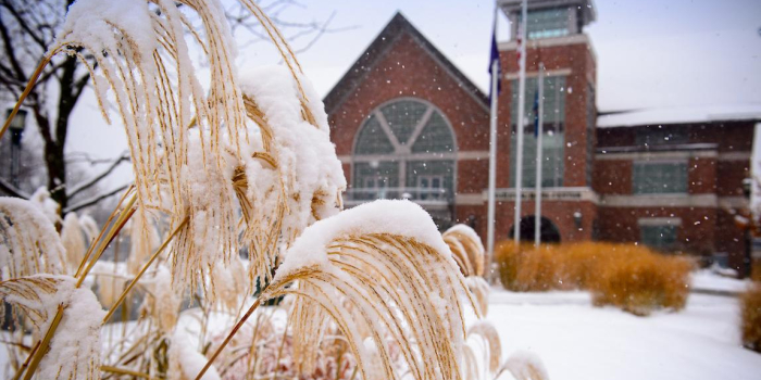 First snow at UVM