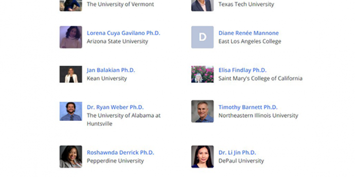 thumbnail images of the participating experts