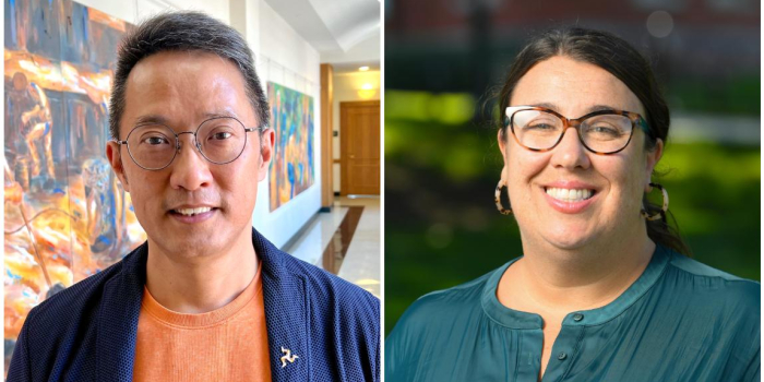 Simon Chan and Cassie Gillespie