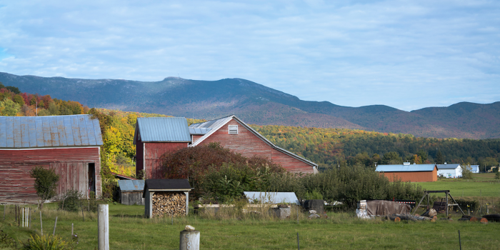 The bucolic landscape of Underhill, Vermont