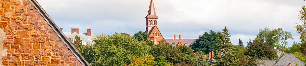 Campus looking towards Old Mill building