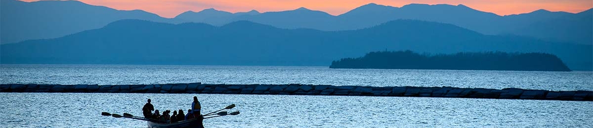 Out on the lake
