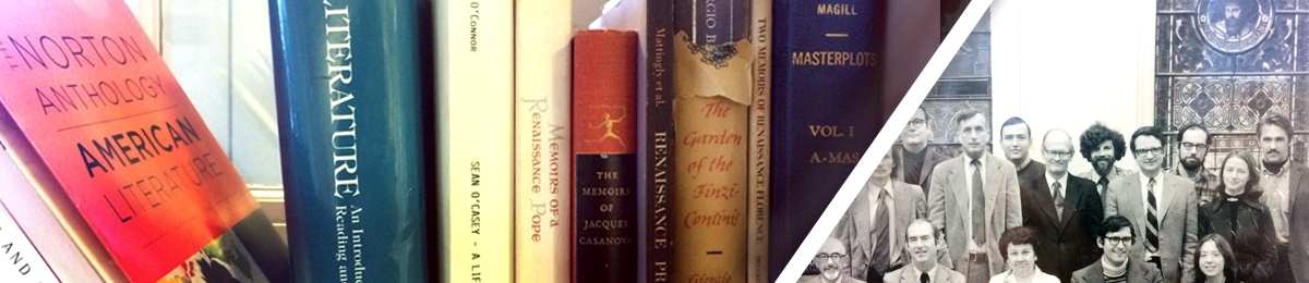 Books and faculty from years past
