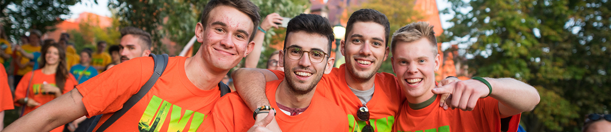 First-year students at convocation