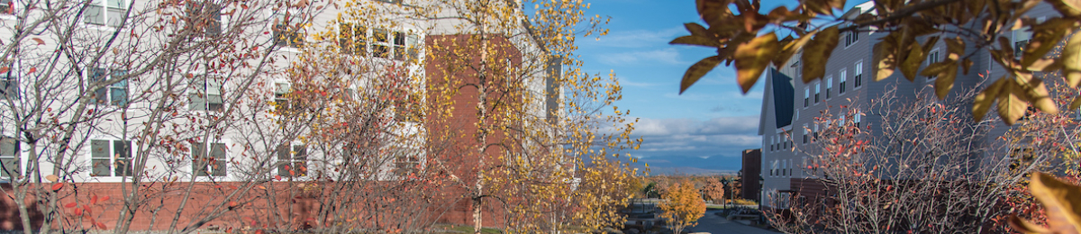 View of University Heights North in fall