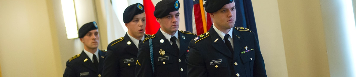 Veterans in dress uniforms