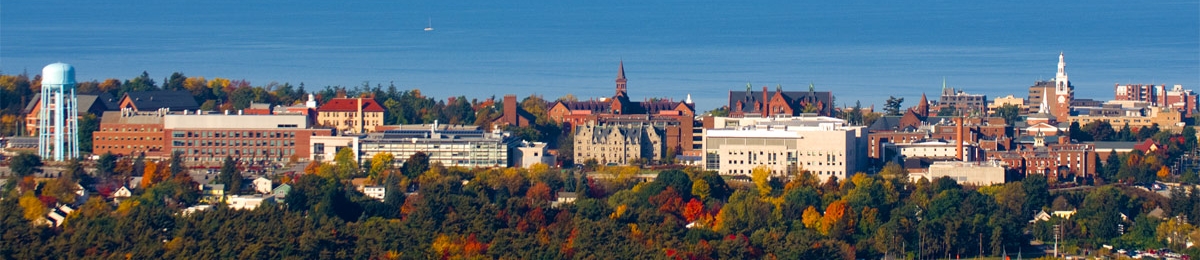 Arial view of the UVM campus