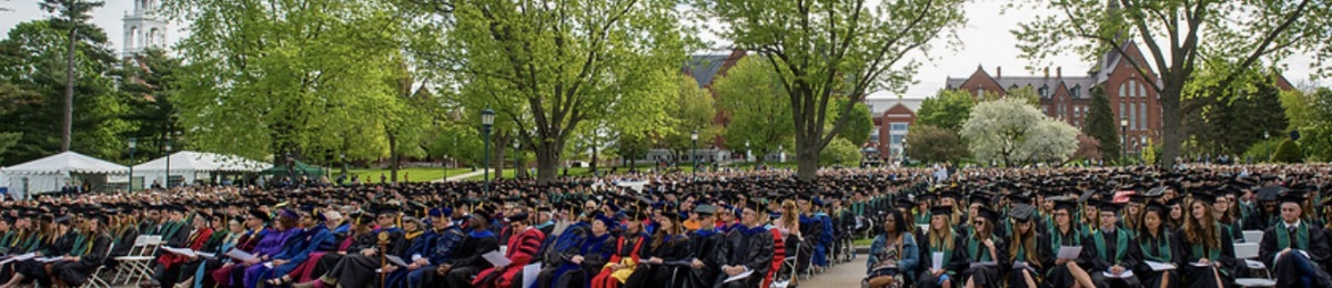 Panorama of graduation